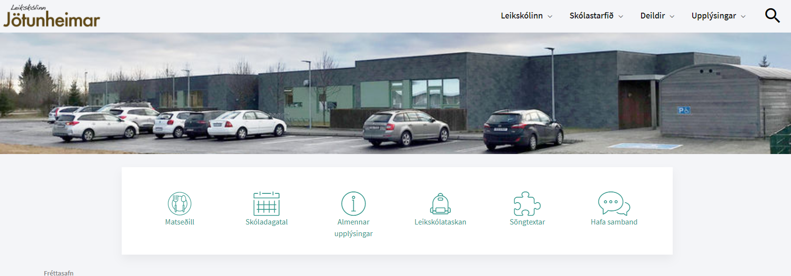 Leikskóllinn Jötunheimar ný vefsíða
