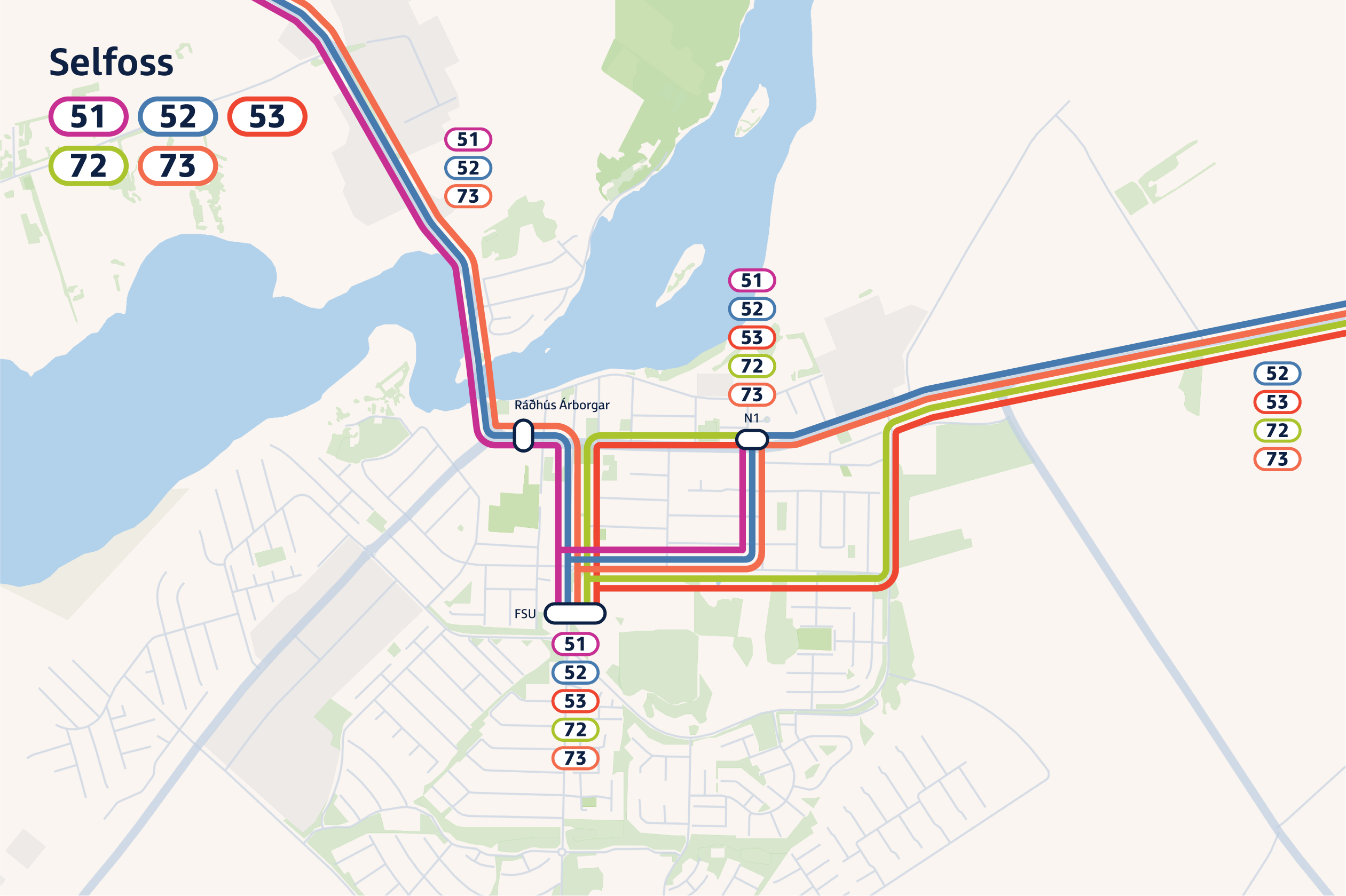 VEG-Samgongur-Selfoss
